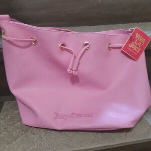 New Pink Juicy Couture Tote Bag with extra strap